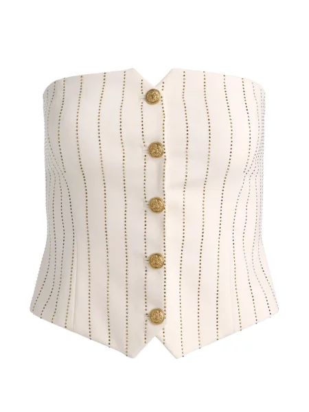 Top Alice + Olivia fără bretele