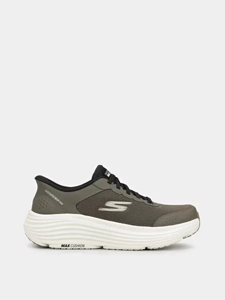 Кросівки для тренувань Skechers оливковий текстиль/шкіра/штучна шкіра