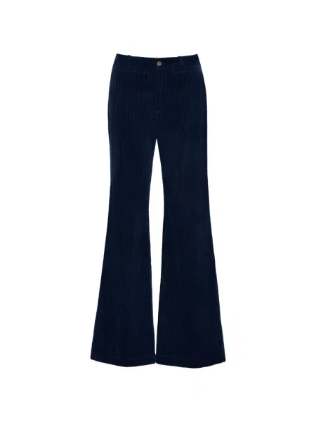 Pantaloni Cara Cara de catifea cord albastru