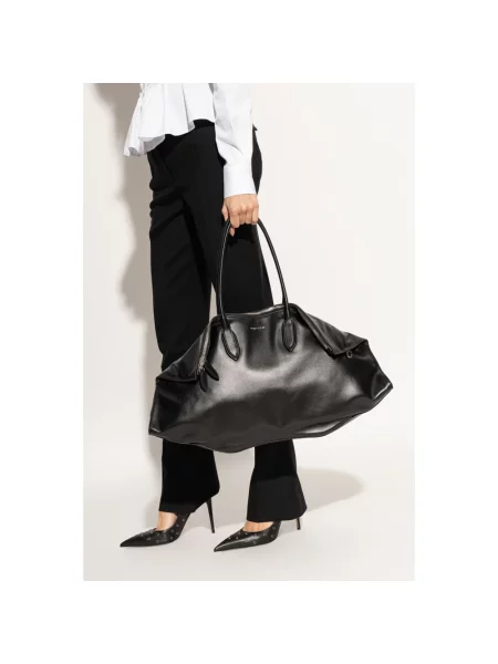 Torebka Alexander Mcqueen skórzana czarna