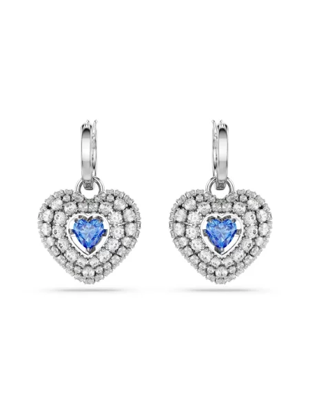 Kolczyki Swarovski biznesowe szare