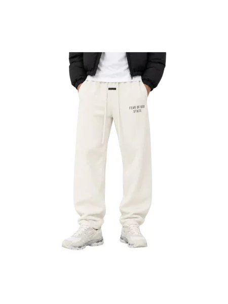 Spodnie Fear Of God polarowe beżowe