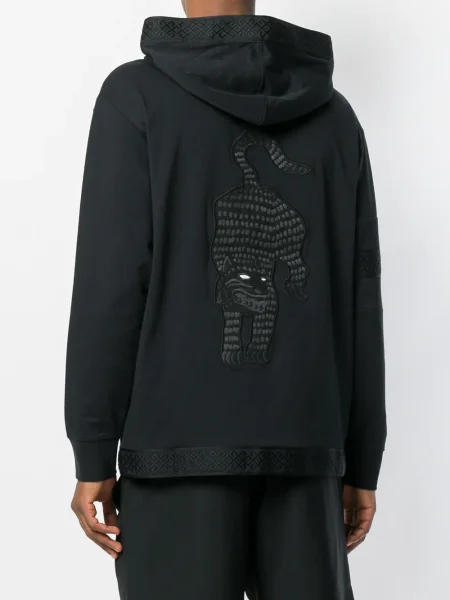 Hanorac cu glugă Puma cu glugă negru