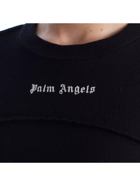 Rochie Palm Angels cu broderie negru