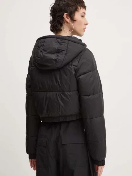 Bunda Tommy Jeans zimní černá