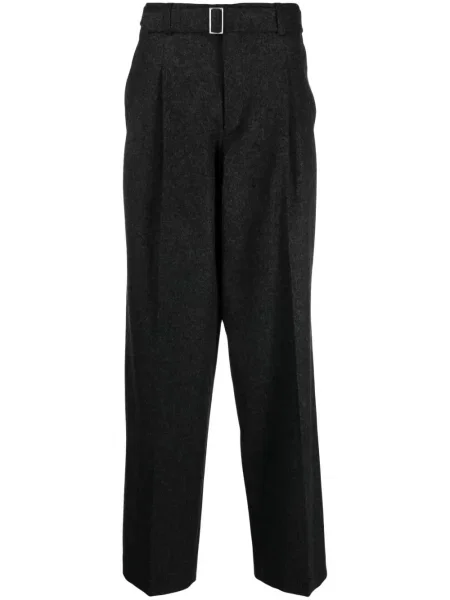 Pantaloni études de flanelă gri