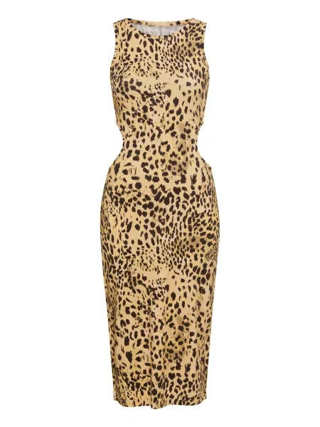 LSCN by LASCANA Poletna obleka bež črna