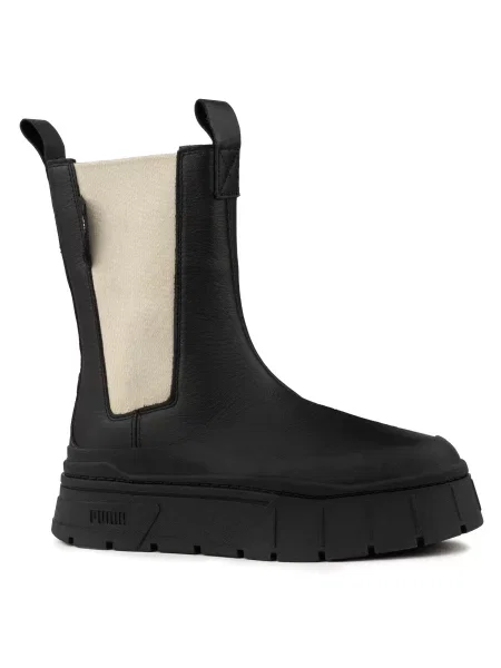 Buty botki sportowe Puma MAYZE STACK CHELSEA beżowe