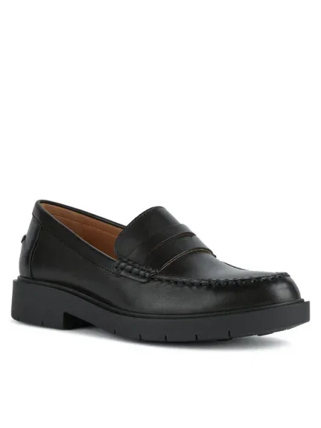 Loafersy Geox čierna