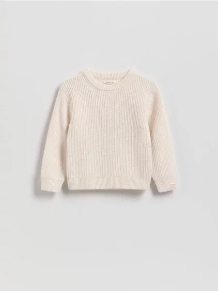 Reserved Pulover cu amestec de nude