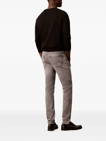 Blugi Calvin Klein cu autograf gri