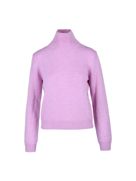Sweter z golfem Ballantyne różowy