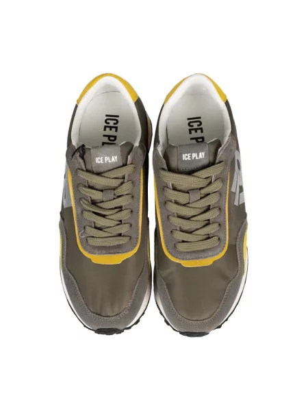Sneakersy Ice Play skórzane brązowe