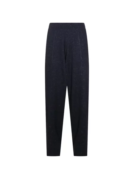 Pantaloni Fabiana Filippi tricotate albastru
