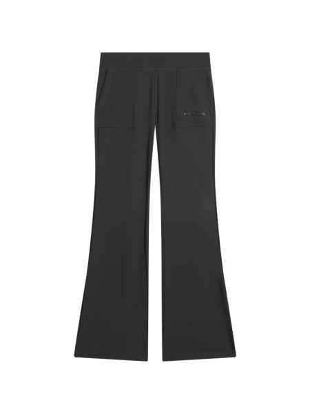 Pantaloni Juicy Couture cu imagine evazate gri