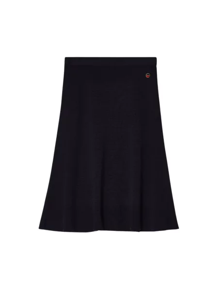 Spódnica midi Busnel do kolan niebieska