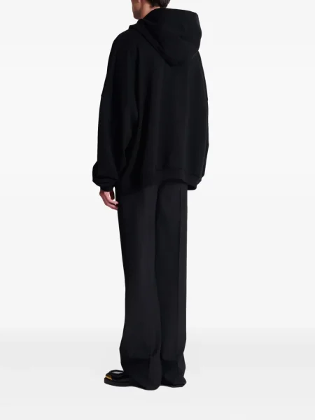 Суичър с качулка Balmain с кристали черно