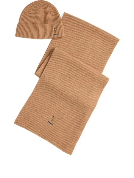 Chiloți Polo Ralph Lauren din țesătură twill cu autograf cu glugă albastru