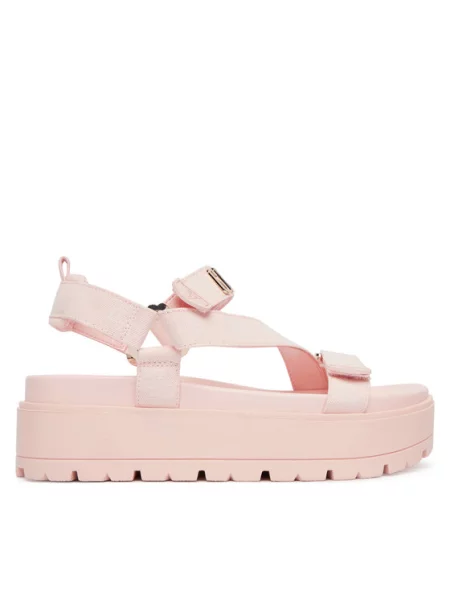 Guess Sandale FLJFTT deschis roz