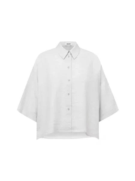 Drykorn Koszula Yarika Z Lnem grau szara