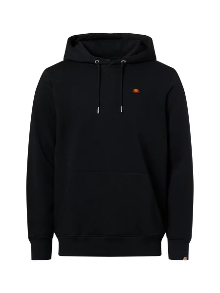 Ellesse bluza z kapturem Mężczyźni jednolity S czarny