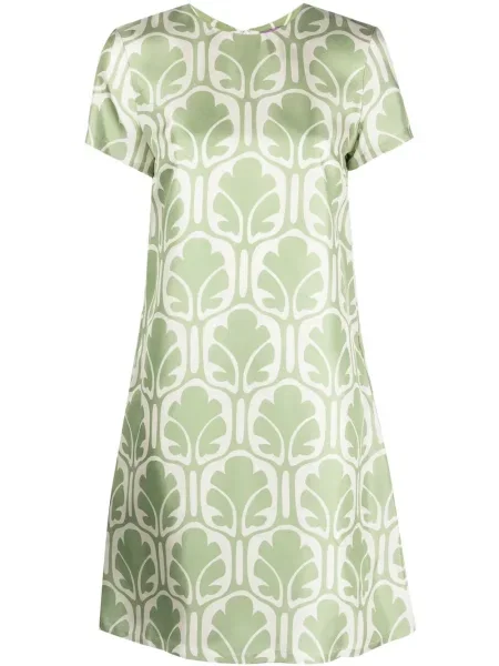 Rochie mini La Doublej de costum verde