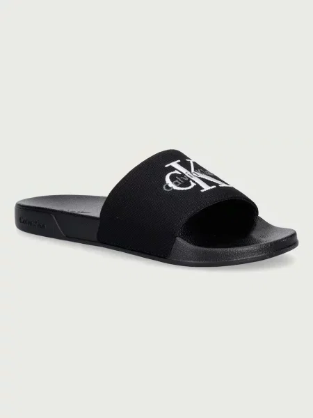 Calvin Klein pantofle ESS SLIDE CV WN černé