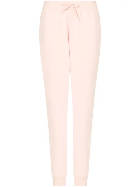 Pantaloni Armani Exchange stretch roz
