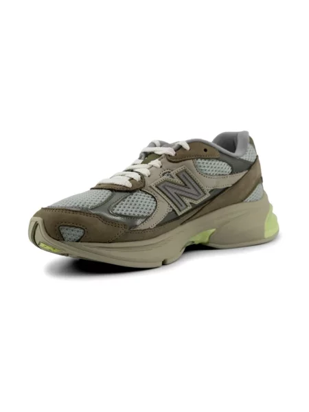 Sneakersy New Balance zamszowe na siłownię zielone