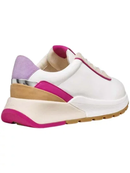 Tenisky Geox D Metropoli White/ Cyclamen EUR 39 bílé