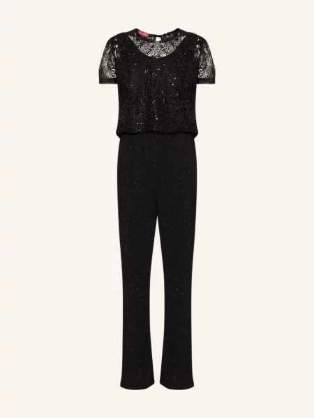 G.O.L. Finest Collection Overal S Flitry A Třpytivou Přízí černá