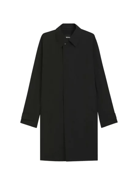 Palton Boss stretch negru
