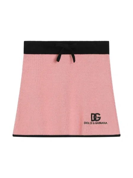 Spódnica mini dziecięca Dolce And Gabbana różowa