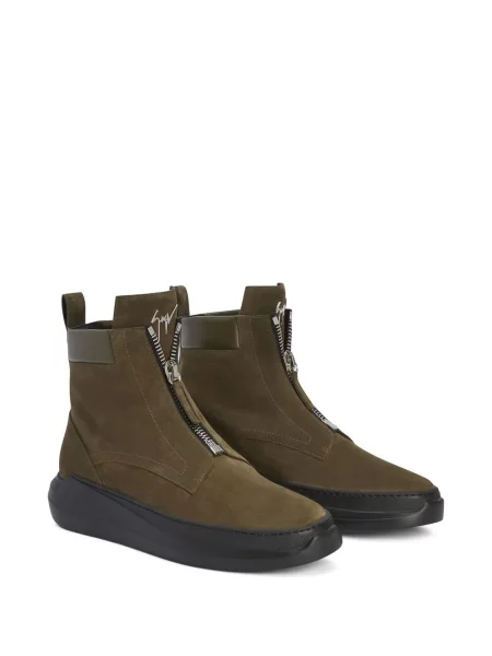 Zkrácené polokozačky Giuseppe Zanotti zelené