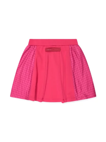 Spódnica mini dziecięca Emporio Armani różowa