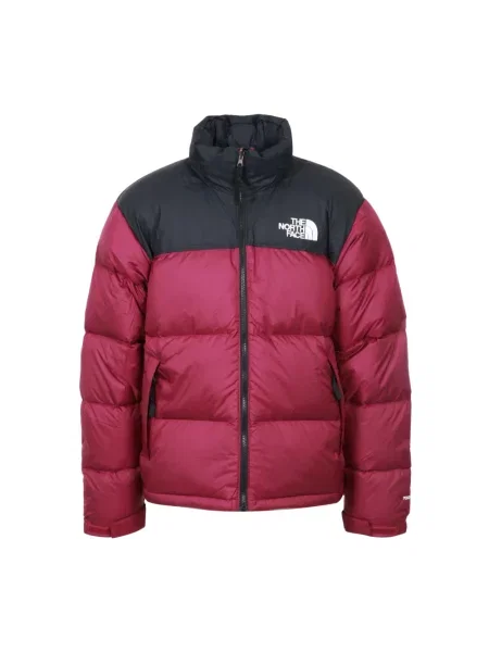 Kurtka The North Face z logo brązowa