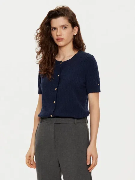 Tommy Hilfiger Kardiganas Tamsiai mėlyna