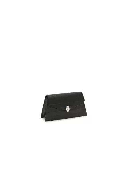 Torebka Alexander Mcqueen skórzana czarna