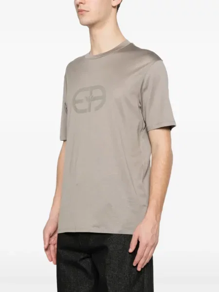 Μπλούζα Emporio Armani με σχέδιο γκρι