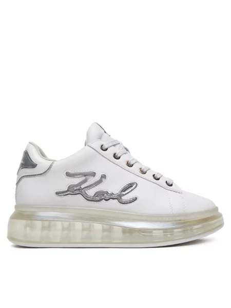 Sneakersy KARL LAGERFELD białe