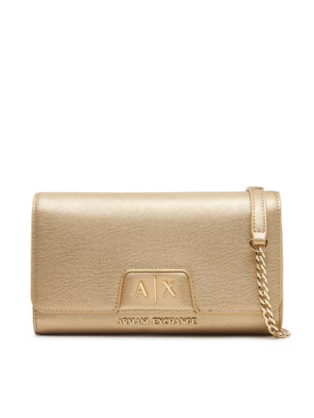 Τσάντα Armani Exchange Χρυσό