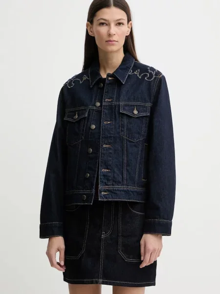 ZADIG&VOLTAIRE geacă jeans bleumarin de tranziție