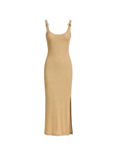 Rochie Banana Moon de costum cu bretele cu nervuri