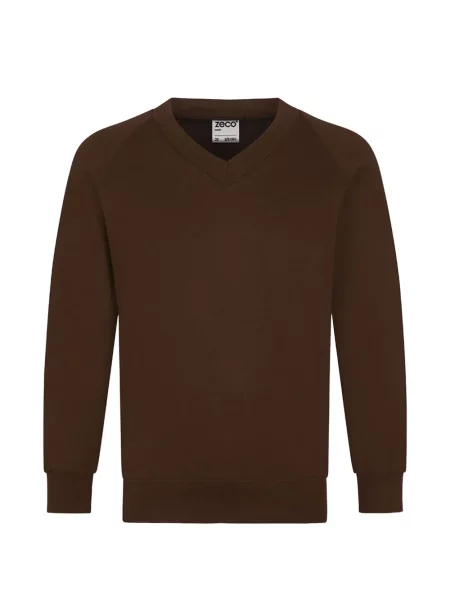 Bluza dziecięca Zeco Schoolwear brązowa