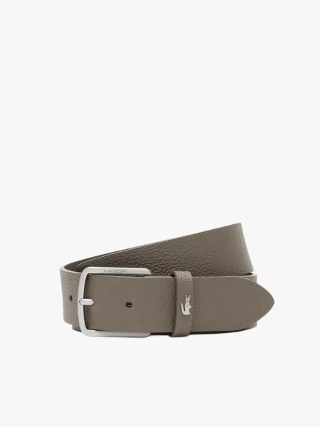Ремень Lacoste бежевый