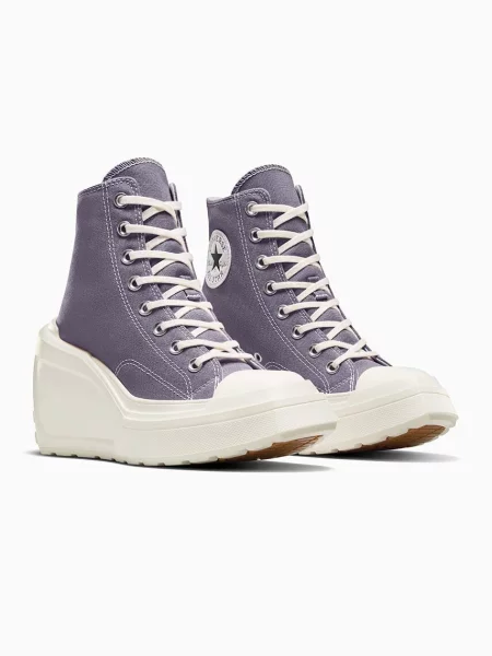 Superge Converse Chuck 70 De Luxe Wedge Platform roza vijolična
