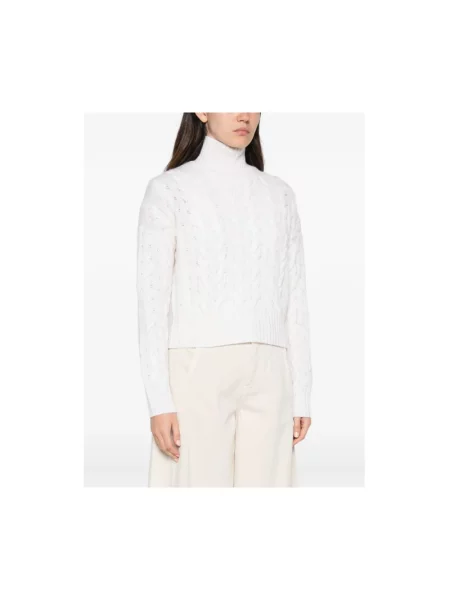 Sweter Max Mara Studio wełniany biały