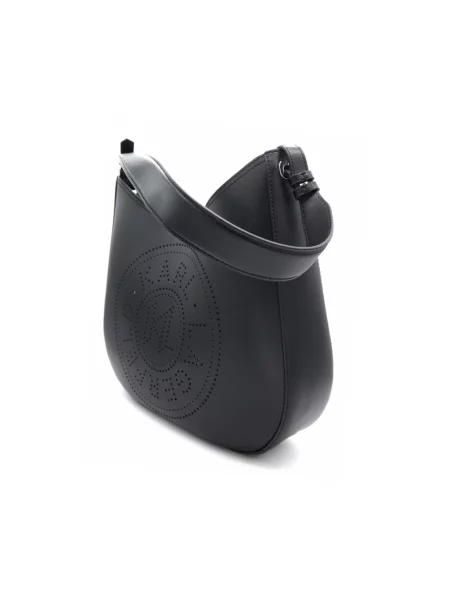 Torebka hobo Karl Lagerfeld czarna