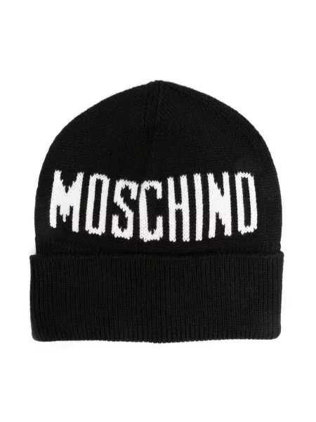 Czapka dziecięca Moschino czarna