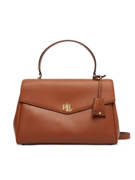 Lauren Ralph Lauren torba za žene kožna smeđa
